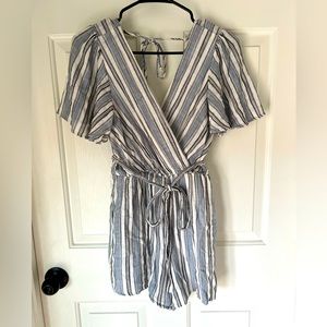 Trixxi stripped blue/ grey/ white jumper